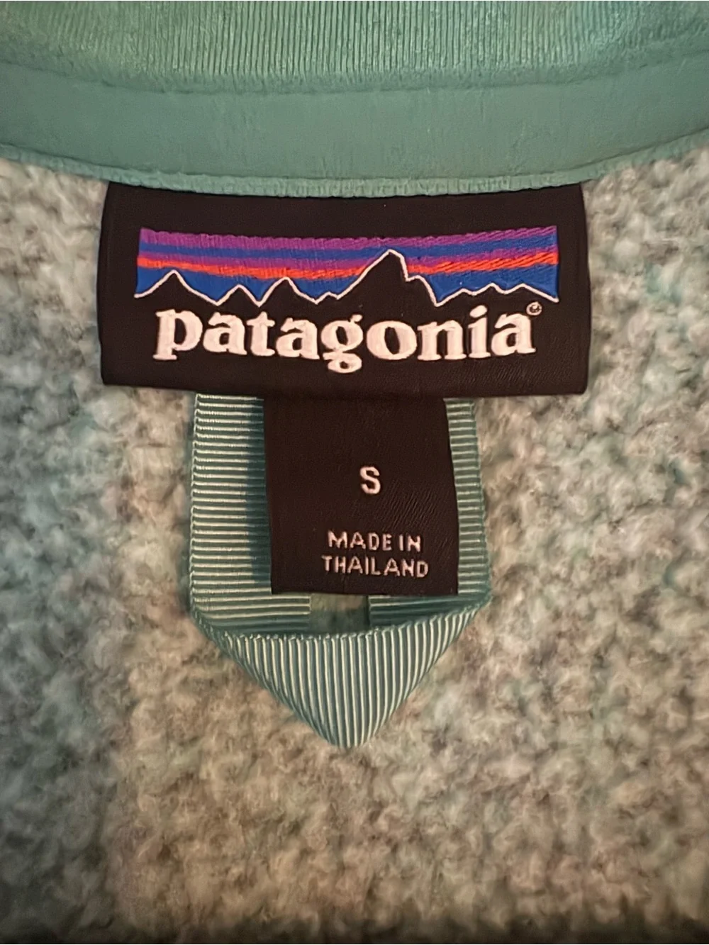 Patagonia Better Sweater 1/4 Zip Mint Heather Size S Outdoor Outerwear Hiking